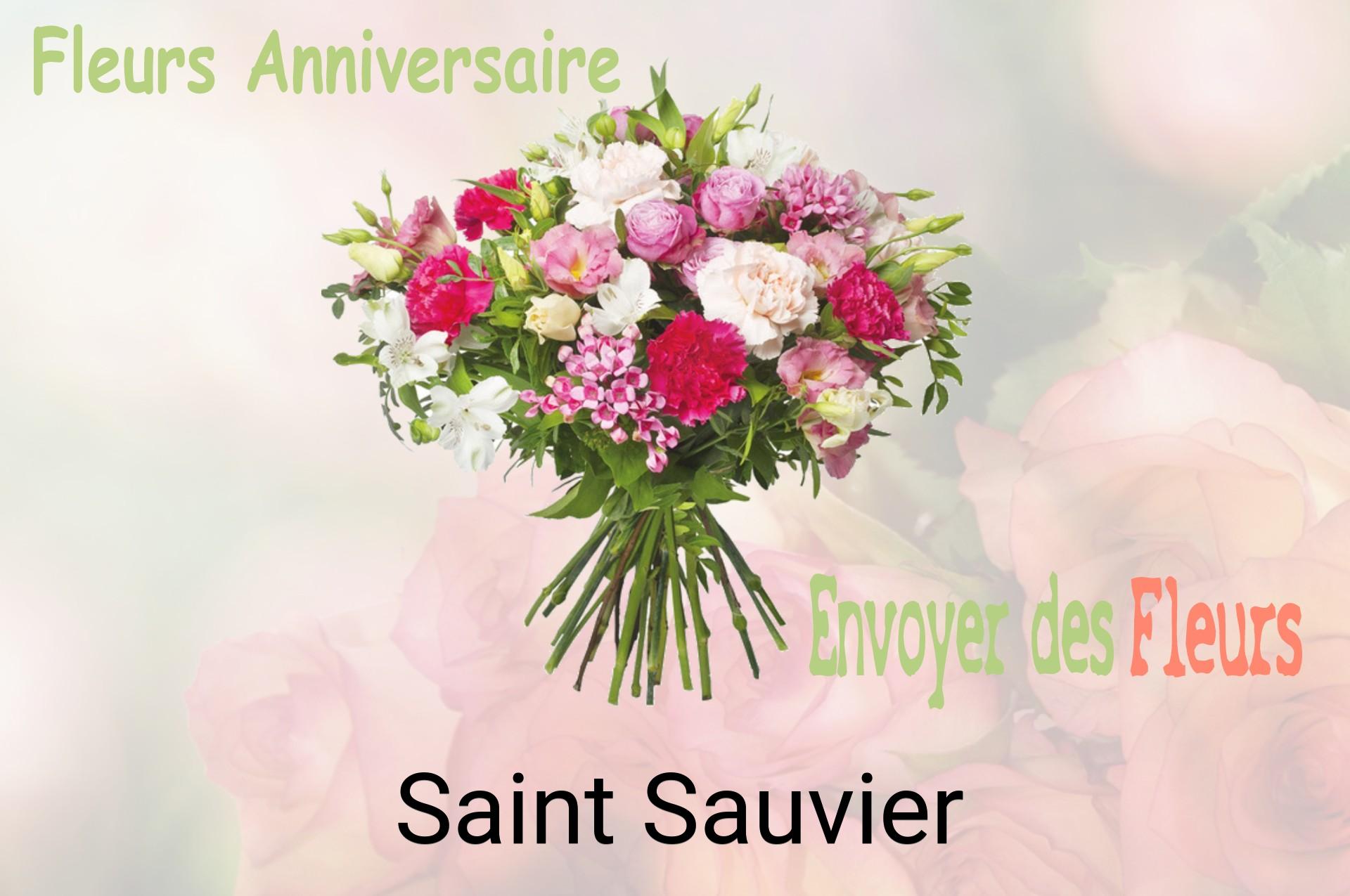 Bouquet de fleurs d’anniversaire livré à Saint-Sauvier